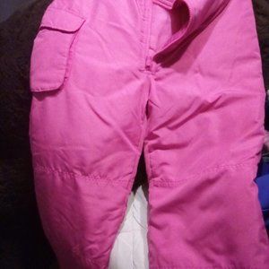 London Fog L 14/16 girls Pink Snow Pants